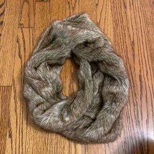Abercrombie and Fitch Faux Fur Infinity Scarf